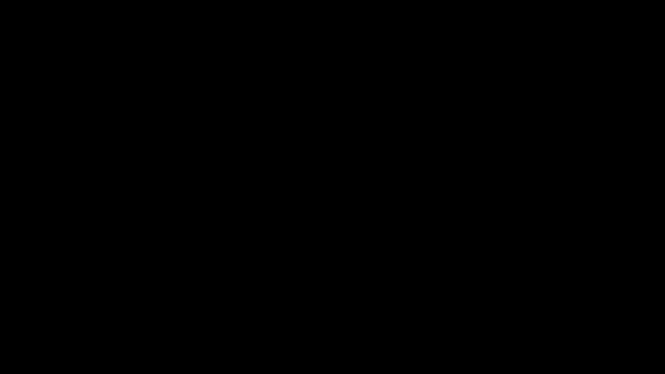 Bewegtbild von White Shadows. Darstellung der Spielfigur, die von einer Schiene links zu einer Leiter recht springt, kurz bevor ein Zug von oben nach unten fährt.
