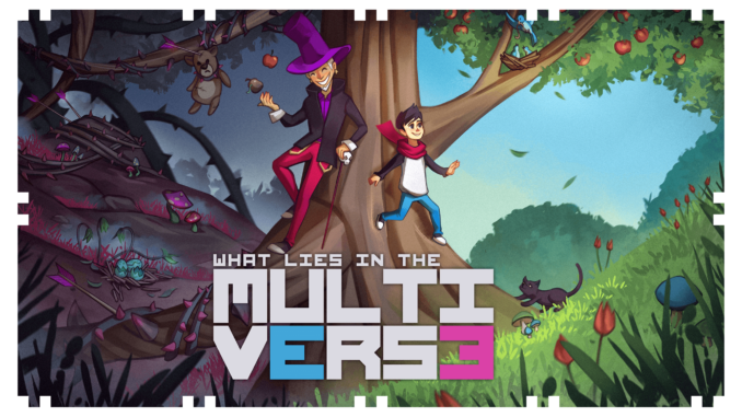 titelbild_muttiverse Titelbild mit Logo von What Lies in the Multiverse