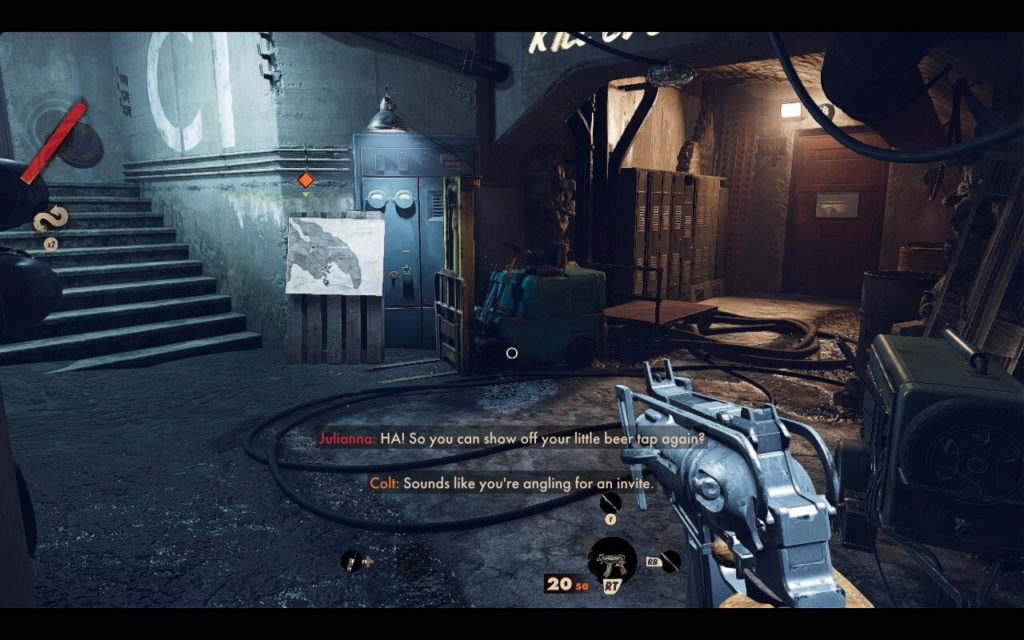 Screenshot aus dem Spiel Deathloop auf Steam Deck