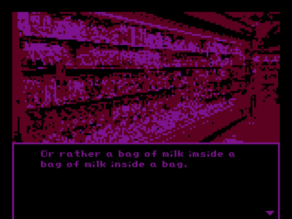 Screenshot aus Milk inside a bag of milk inside a bag of milk