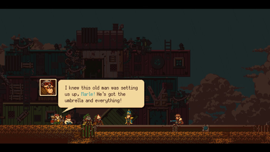 Screenshot aus Gunbrella