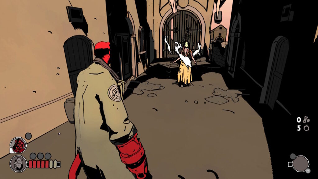 Screenshot aus Hellboy: Web of Wyrd