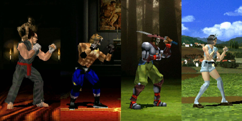 Tekken 2 character showcase