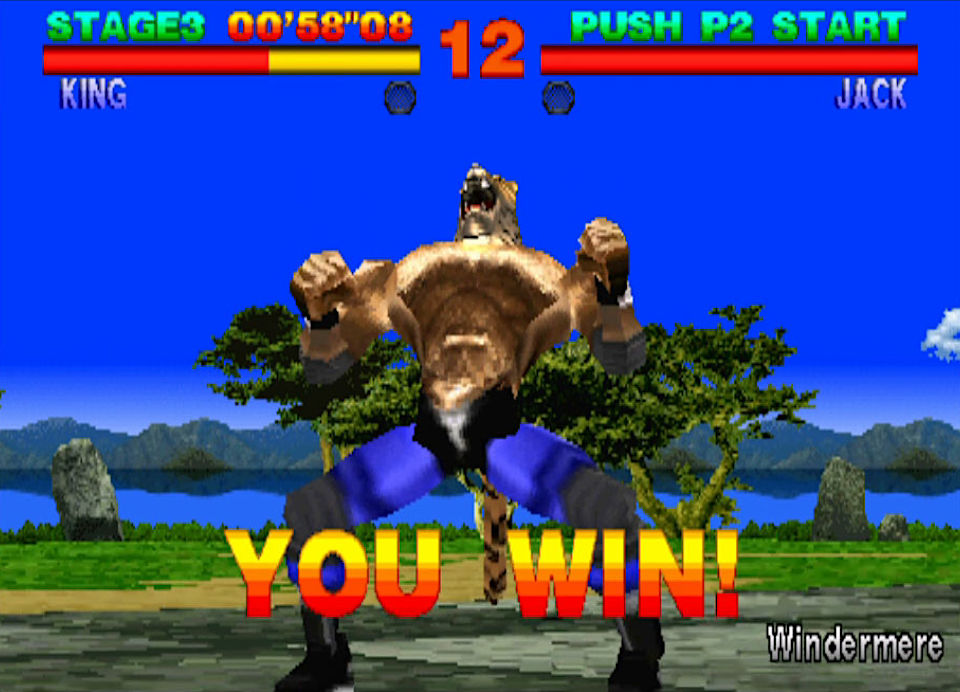 Tekken King you win!