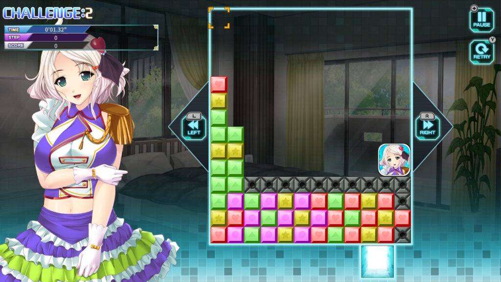 Screenshot eines Levels im Challenge-Modus von Pretty Girls Escape PLUS 