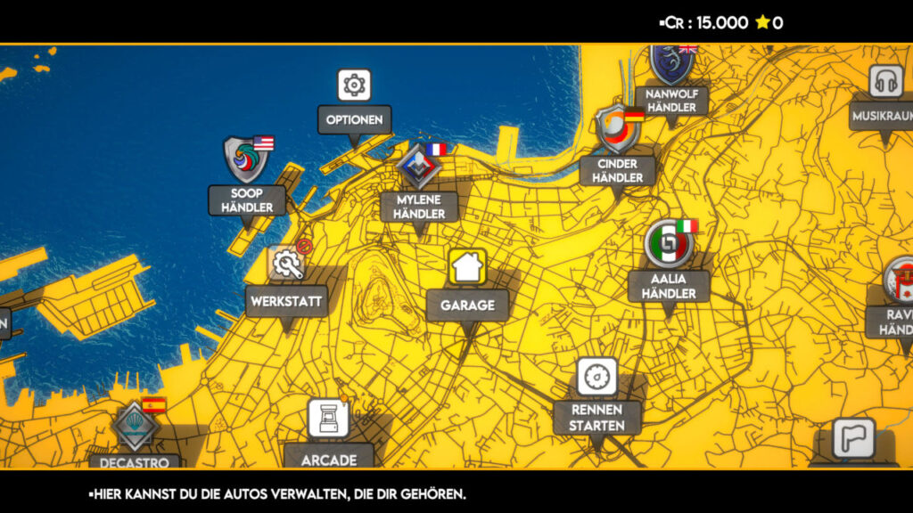 Super Woden GP II Campaign Map