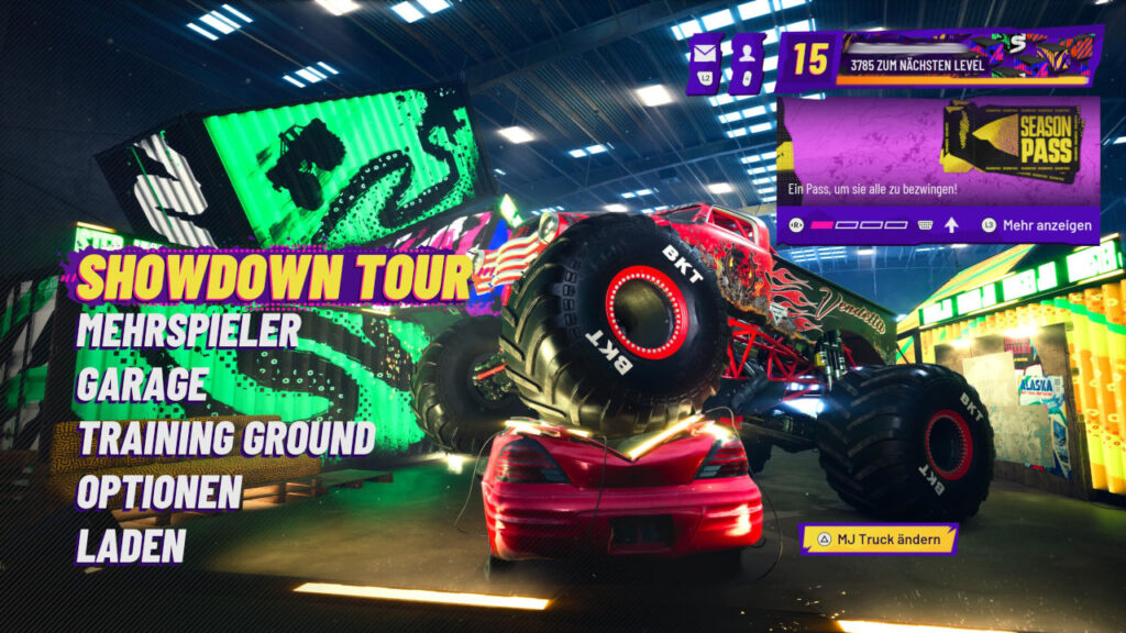 Monster Jam Showdown Mainmenu
