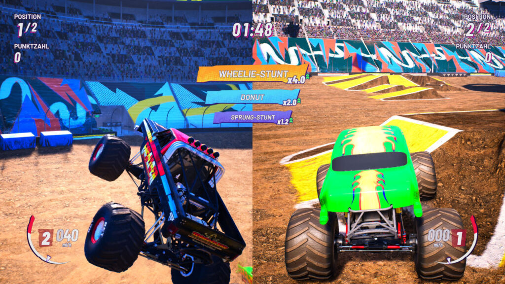 Monster Jam Showdown Splitscreen