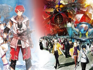 Montage aus einem Artwork von Ys Nordics links und Metaphor ReFantazio rechts