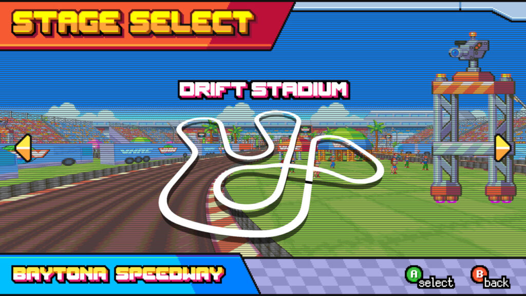 Stage Select Drift Stadium