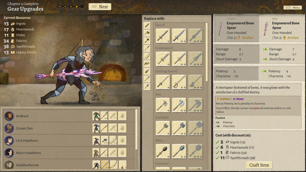 Screenshot aus Wildermyth