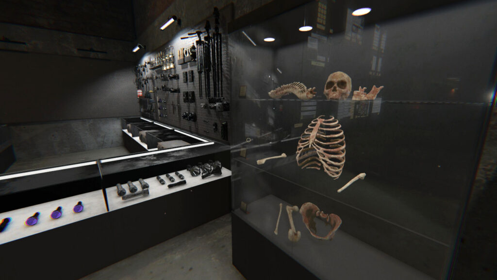 Phasmophobia's display of cursed objects