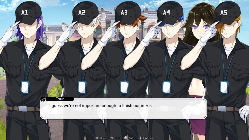 Four sagt: "I guess we're not important enough to finish our intros."