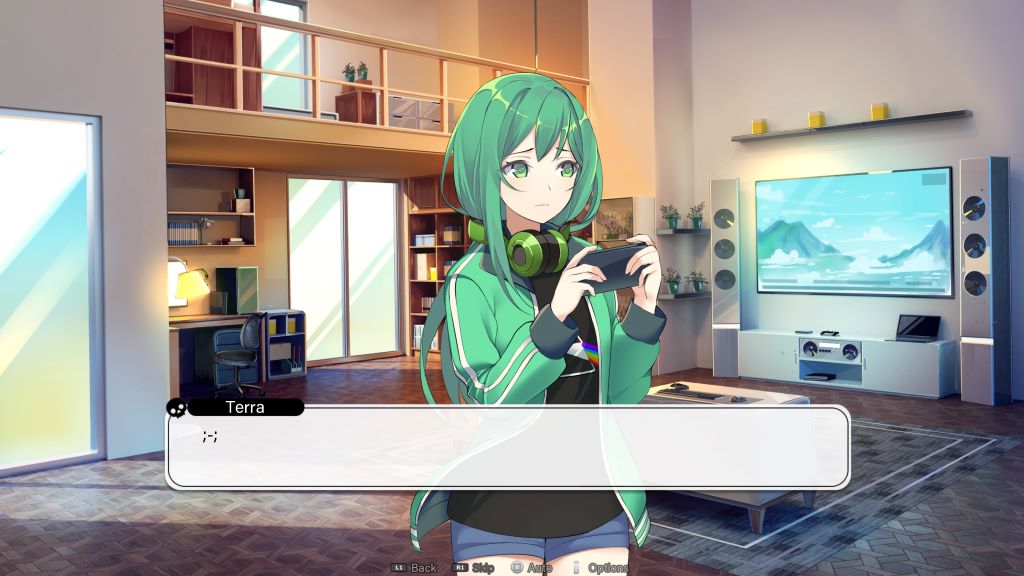 Terras Textbox besteht aus einem weinenden Emoticon. ";-;"