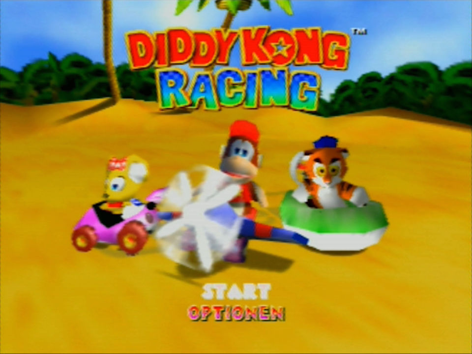 Diddy Kong Racing title screen