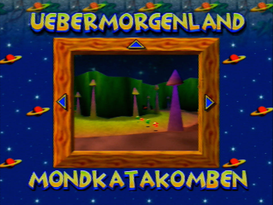 A space track of Diddy Kong Racing