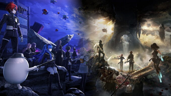 titelbild_mw_april-2025 Montage für das Most Wanted April 2025: Links Artwork zu The Hundred Line: Defense Academy, rechts Artwork zu Clair Obscur: Expedition 33