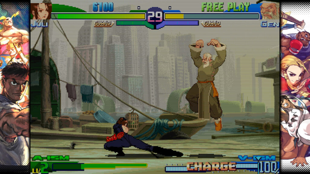 Street Fighter Alpha 3 UPPER – Juli vs Gen