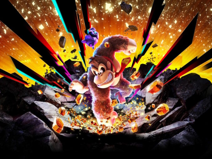 Keyartwork zum Most Wanted im Juli 2025: Donkey Kong Bananza