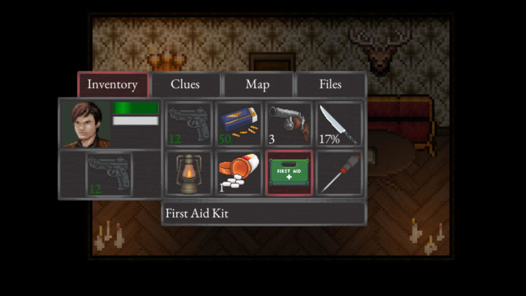 Inventar Menü von Dead of Darkness