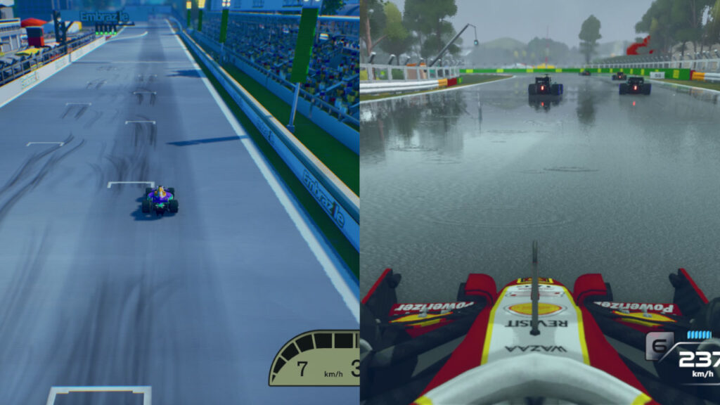 Zwei mögliche Perspektiven in Formula Legends