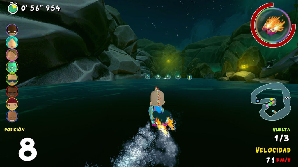 8. Platz auf der Piraten Strecke