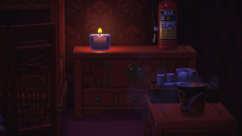 Frontale Ansicht der Kommode