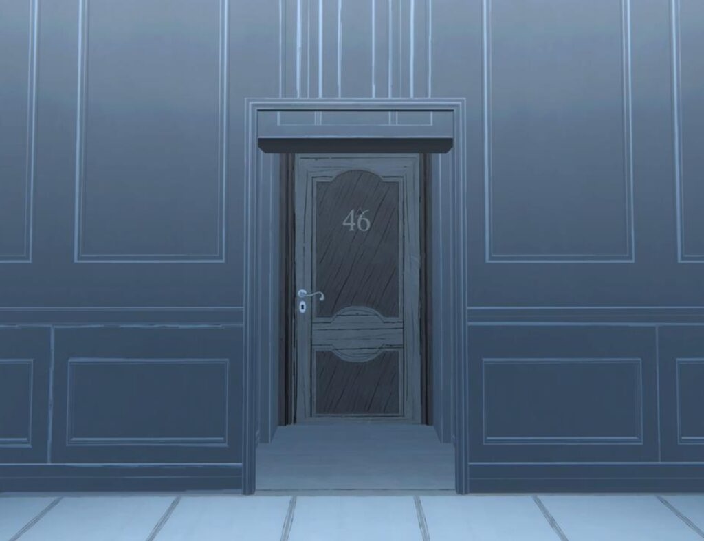 Screenshot aus Blue Prince