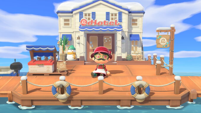 Artwork Hotel Animal Crossing: New Horizons 3.0-Update