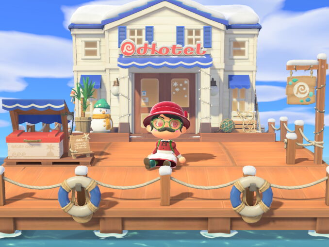Artwork Hotel Animal Crossing: New Horizons 3.0-Update