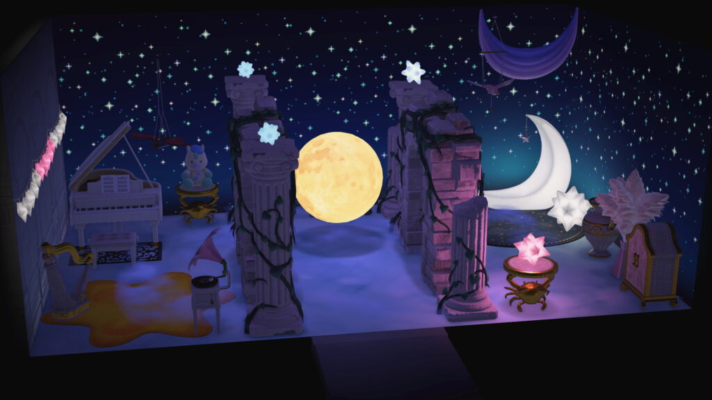 Gesamtüberblick über das Zimmer.