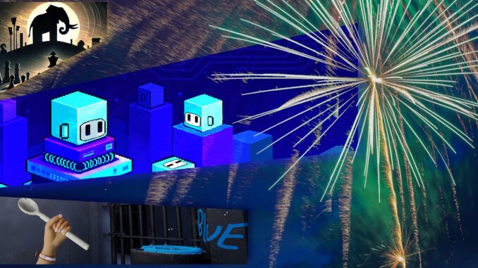 Montage für Artikel "Neujahrs-Kater (Im toten Winkel)"