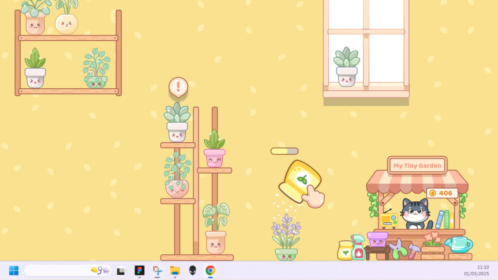 Screenshot aus dem Spiel "My Tiny Garden"