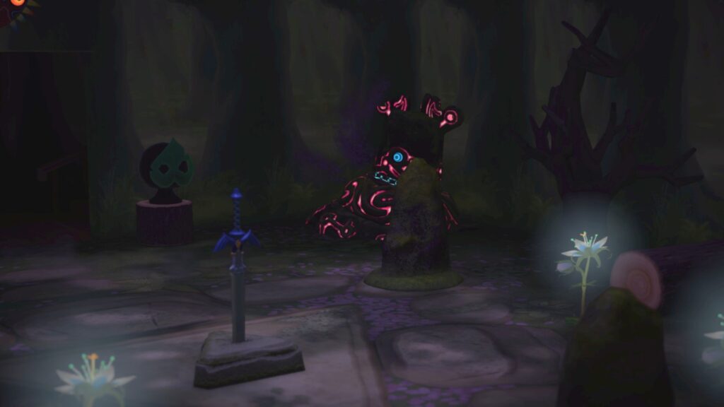 Blick auf das Wächter-Wrack, das gerade leuchtet