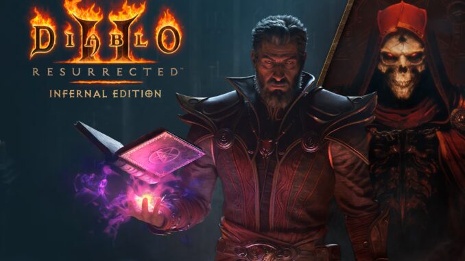 Artwork und Logo zu Diablo II