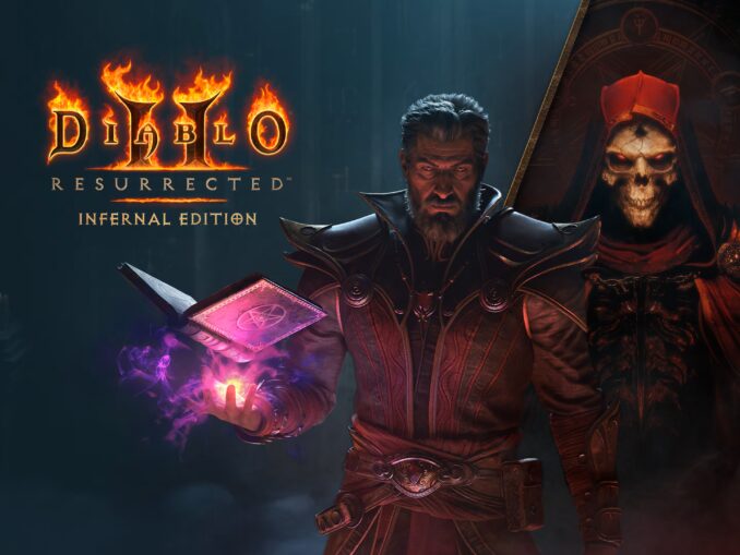 Artwork und Logo zu Diablo II