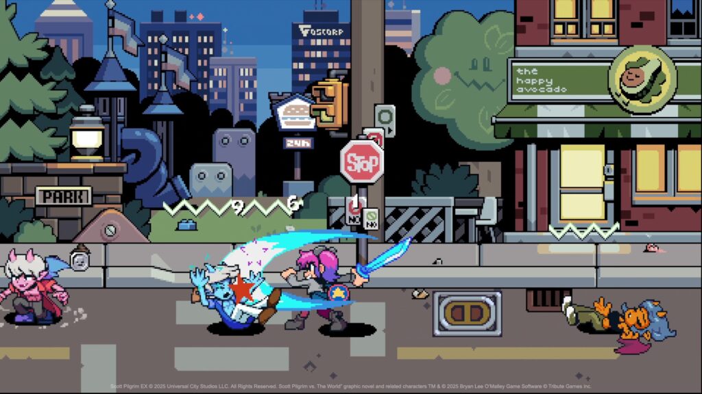 Screenshot aus Scott Pilgrim EX