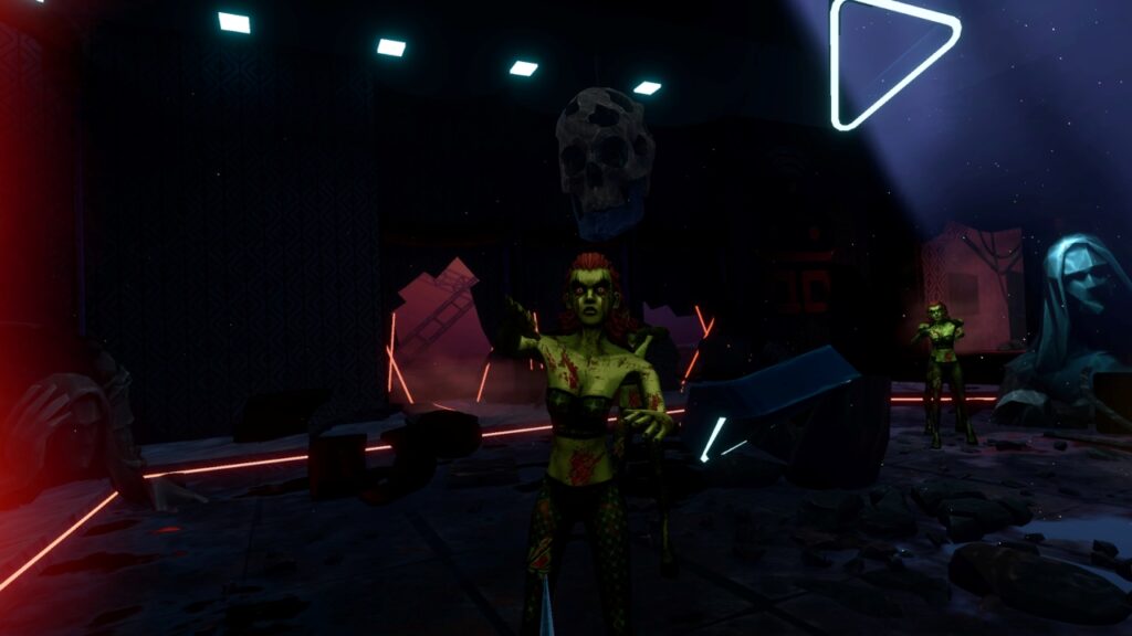 Ein Zombie nähert sich.