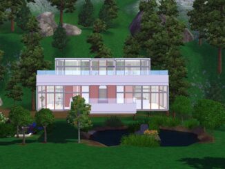 Ein schwebendes Haus mit Glasfronten: Das Meditationshaus