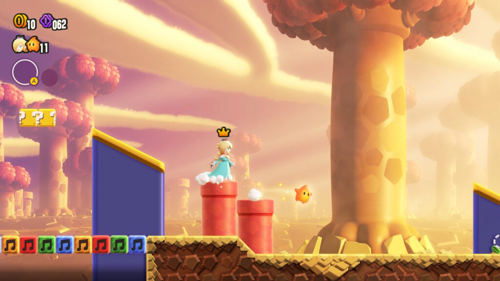 Screenshot zu Super Mario Bros. Wonder + Gemeinsam im Bellabel-Park