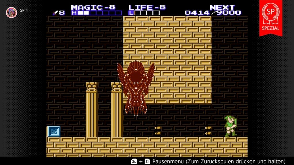 Links rechts neben dem Raum mit dem Donnervogel, dem Raum den Rücken zugewandt. Der Gegner selbst ist vor einer Wand