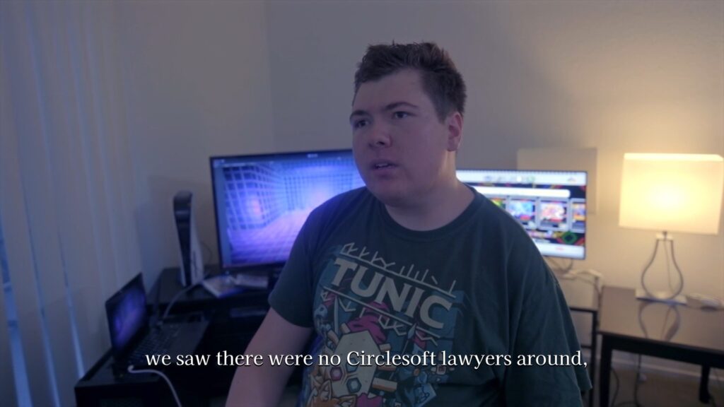 "... we saw there were no Circlesoft lawyers around."