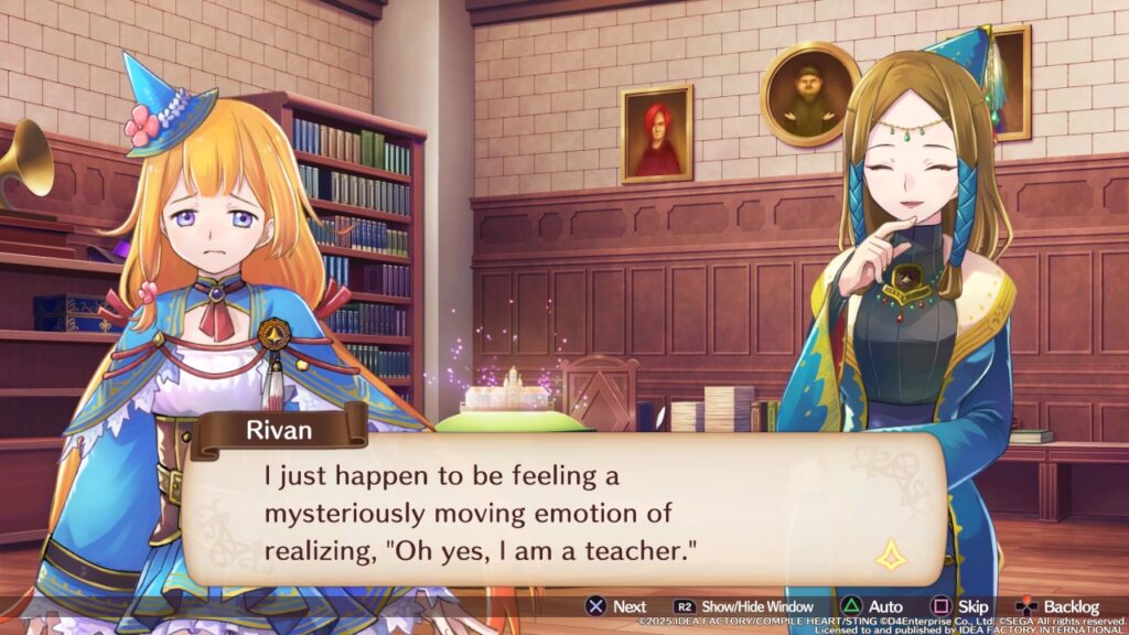 Rivan: "I just happen to be feeling a mysteriously moving emption of realizing, 'Oh yes, I am a teacher.'"