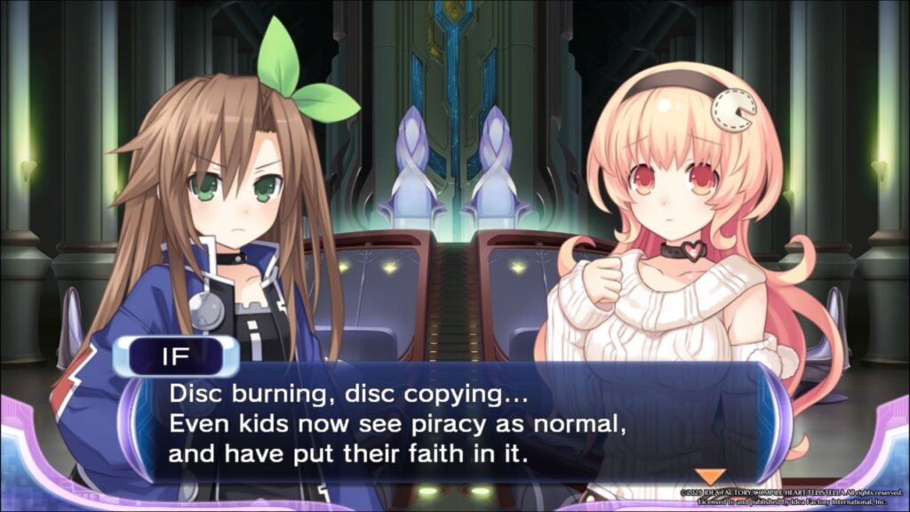 IF: "Disc burning, disc copying... Even kids now see piracy as normal, and have put their faith in it."