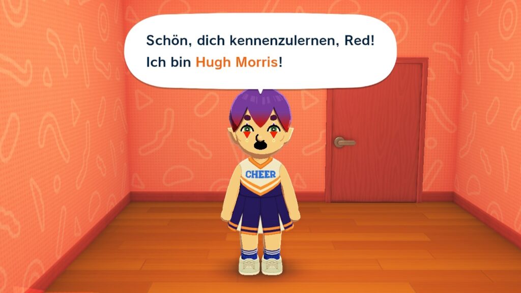 Hugh Morris: "Schön, dich kennenzulernen, Red! Ich bin Hugh Morris!"