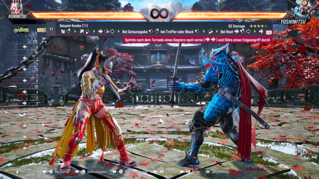 Kunimitsu vs Yoshimitsu im Training