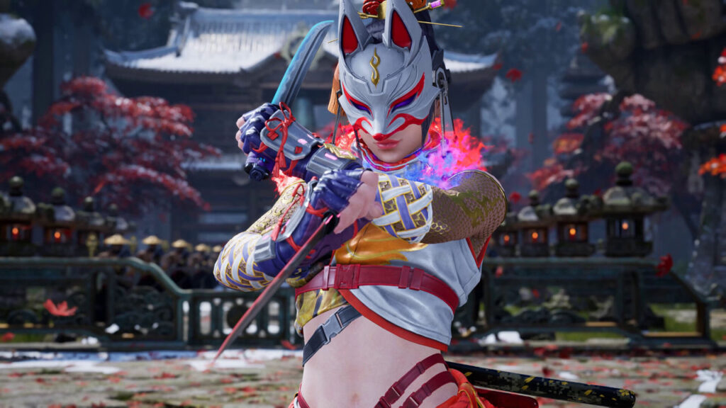 Bild aus einer Intro-Sequenz von Kunimitsu in Tekken 8