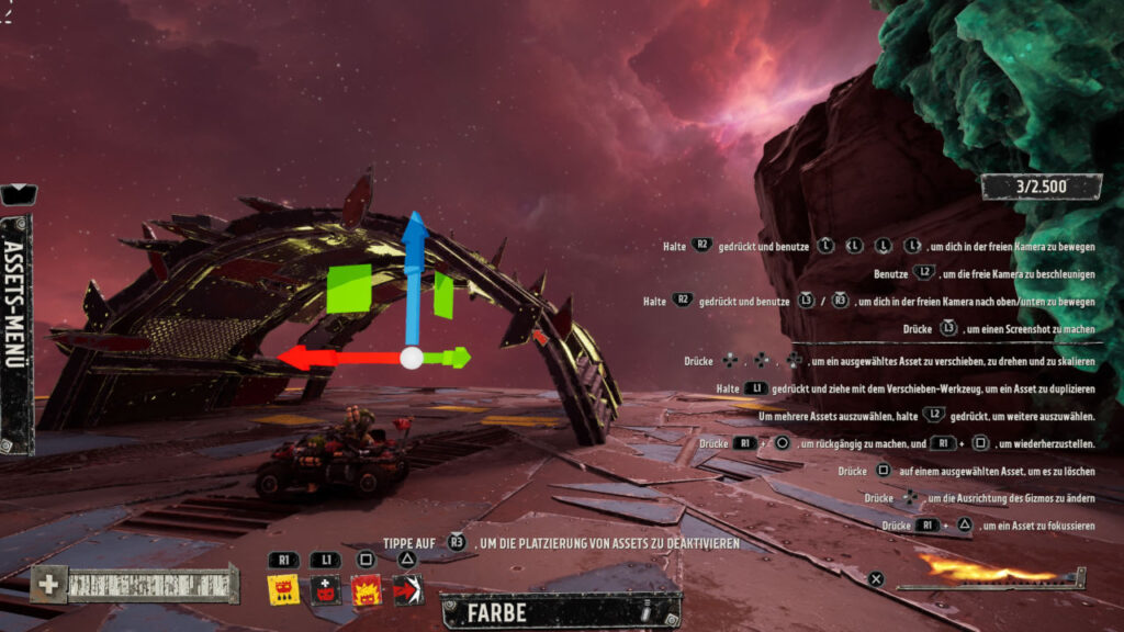 Der Editor von Warhammer 40,000 Speed Freeks