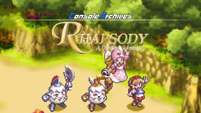 Artwork Console Archives Rhapsody: A Musical Adventure
