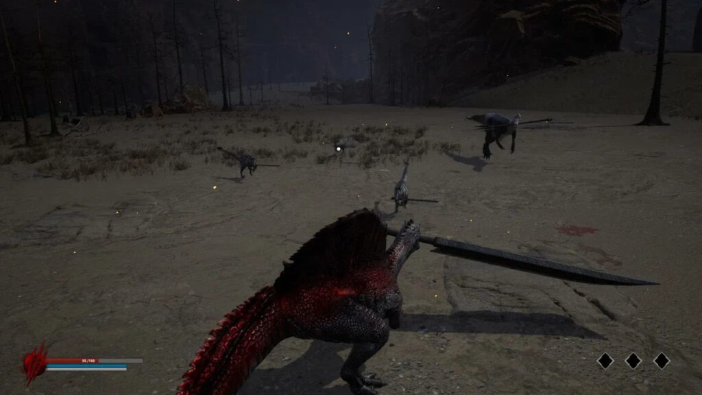 Screenshot aus Dinoblade